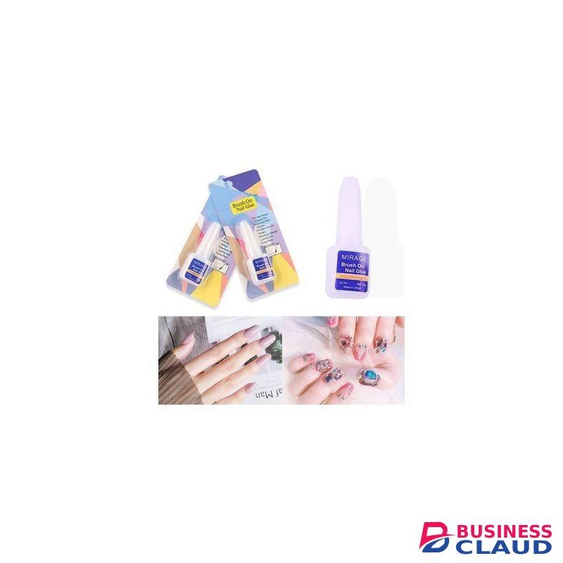Mirage Clear Brush-On Nail Glue