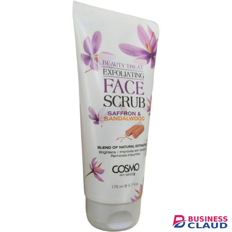 Cosmo Beauty Treat Exfoliating Face Scrub Saffon & Sandalwood jm