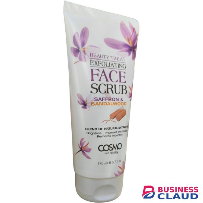 Cosmo Beauty Treat Exfoliating Face Scrub Saffon & Sandalwood jm
