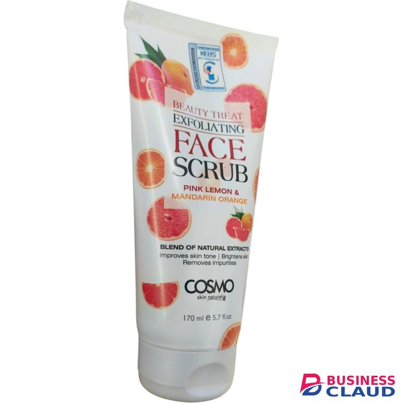 Cosmo Beauty Treat Pink Lemon & Mandarin Orange Face Scrub jm