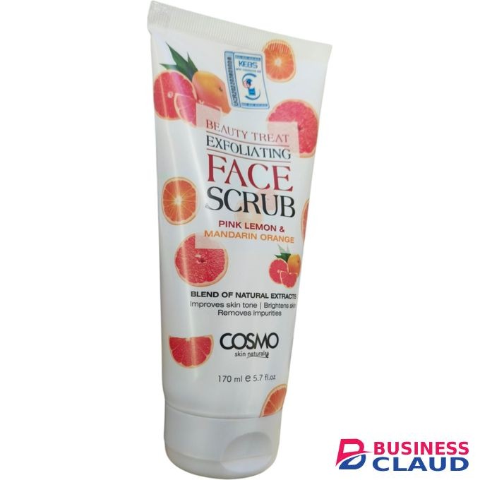 Cosmo Beauty Treat Pink Lemon & Mandarin Orange Face Scrub jm
