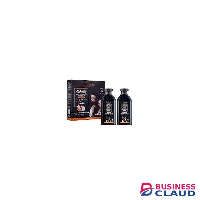 Disaar Beauty Speedy Hair Color Argan Oil Collagen Shampoo Natural Black