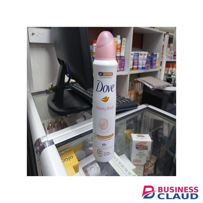 Dove Deodrant Spray Beauty Finish.
