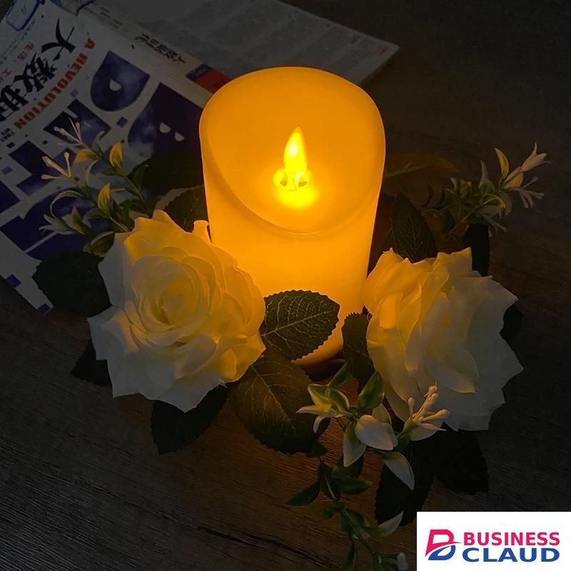 Flickering LED Candles Flameless Candle Lifelike Swinging Flame Battery Powered Realistic Flameless LED Candle