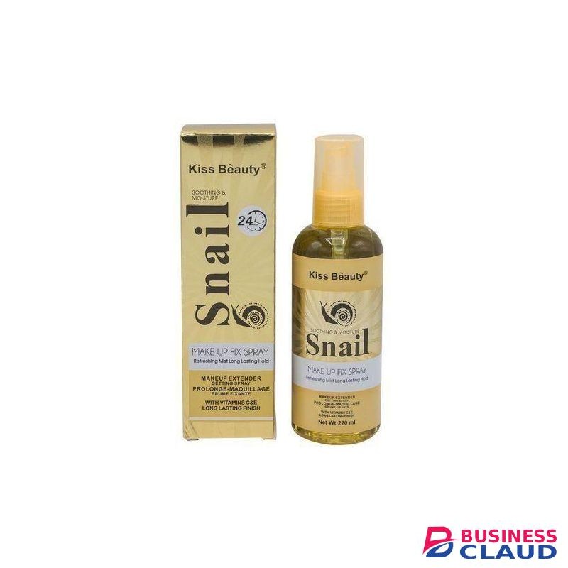 Kiss Beauty Snail Make Up Fix Spray-Setting Spray Long Lasting -220ml