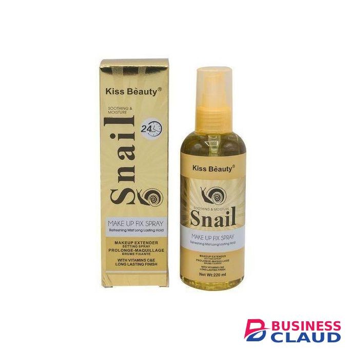 Kiss Beauty Snail Make Up Fix Spray-Setting Spray Long Lasting -220ml