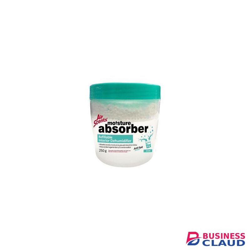 Air Scents Ocean Interior Moisture Absorber Interior Dehumidifier REFILLABLE Absorbing Humidity Beads