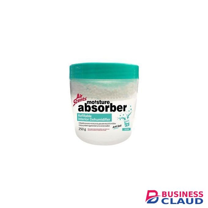 Air Scents Ocean Interior Moisture Absorber Interior Dehumidifier REFILLABLE Absorbing Humidity Beads