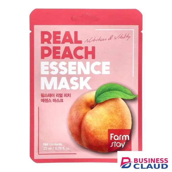 Real Peach Essence Beauty Mask, 1 Sheet