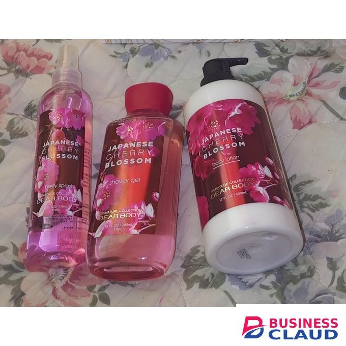 Dear Body Japanese Cherry Blossom Body Lotion, Body Splash And Shower Gel