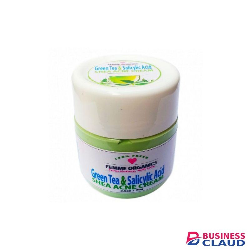 Femme Organics Green Tea & Salicylic Acid Shea Acne Cream