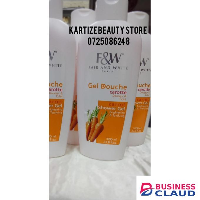 Fair & White Gel Douche Carotte Brightening And Tonifying Shower Gel