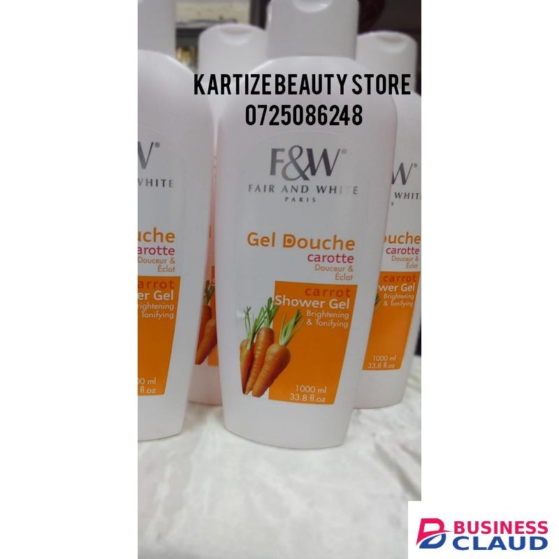 Fair & White Gel Douche Carotte Brightening And Tonifying Shower Gel