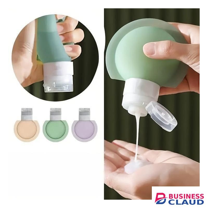 Travel Bottles Set, 3pcs 60ML for Toiletries, Silicone Squeeze