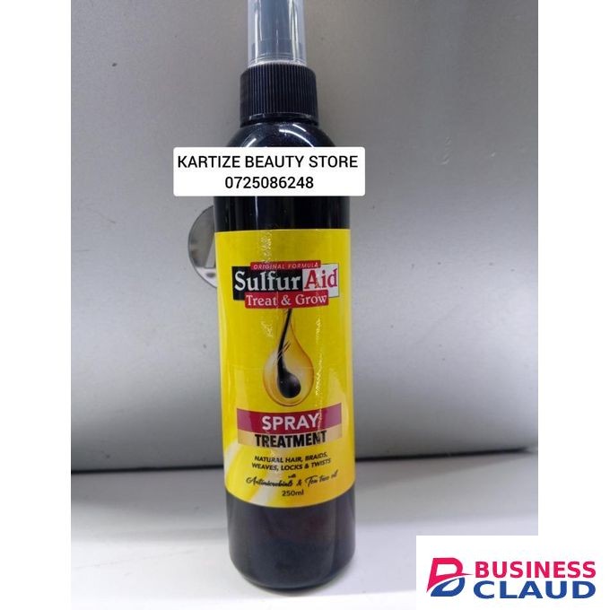 Formula Sulfur aid treat & grow spray treatment for natural hair,wigs, braids ,weaves,locks and twist