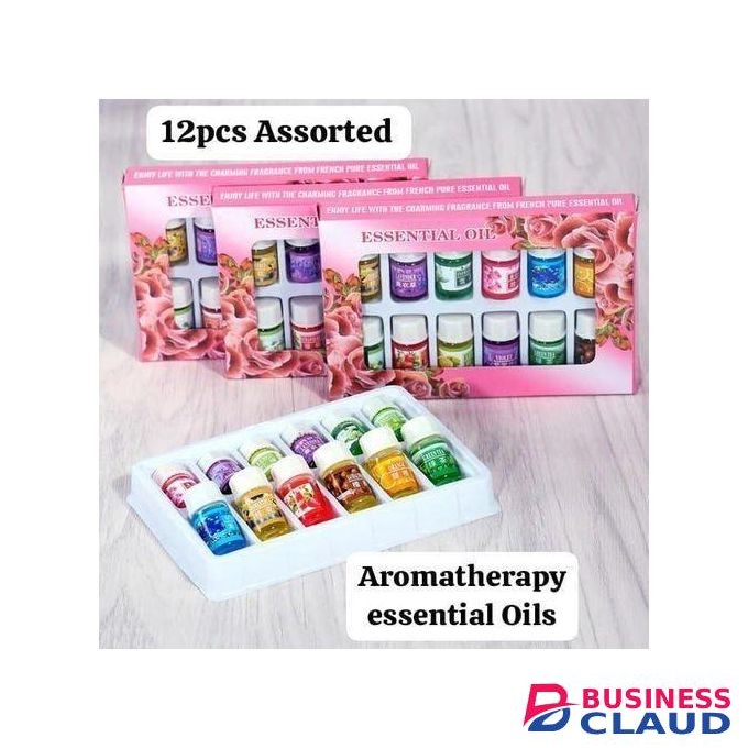 12pcs Water Soluble Essential Oils For Humidifier, A Set Of Body Beauty Essential Oil Water Soluble Aromatherapy Oil For Humidifier