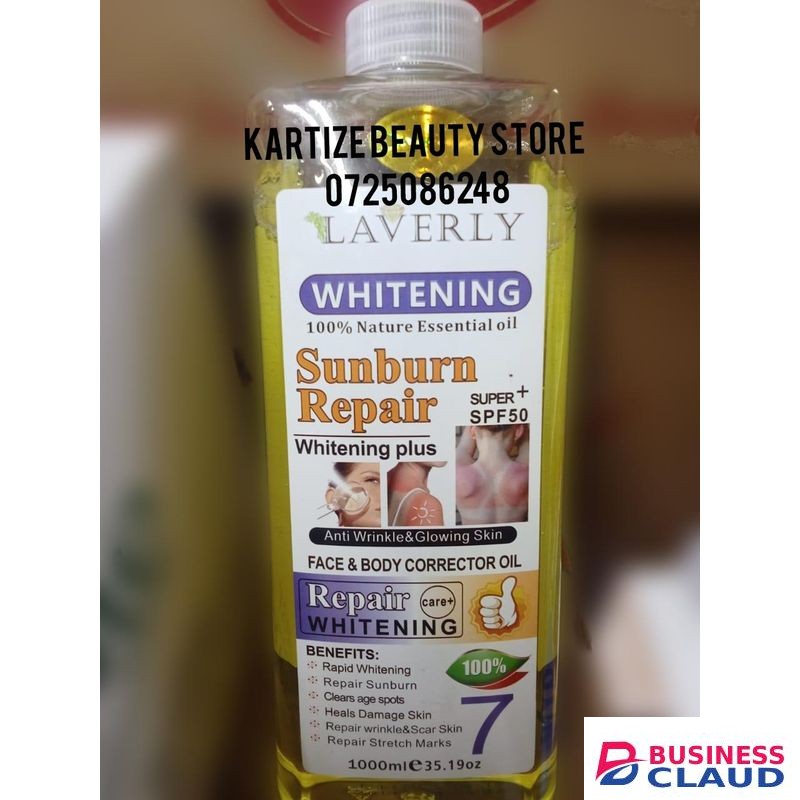 VEET GOLD Sunburn Repair Whitening Plus Face And Body Corrector Oil