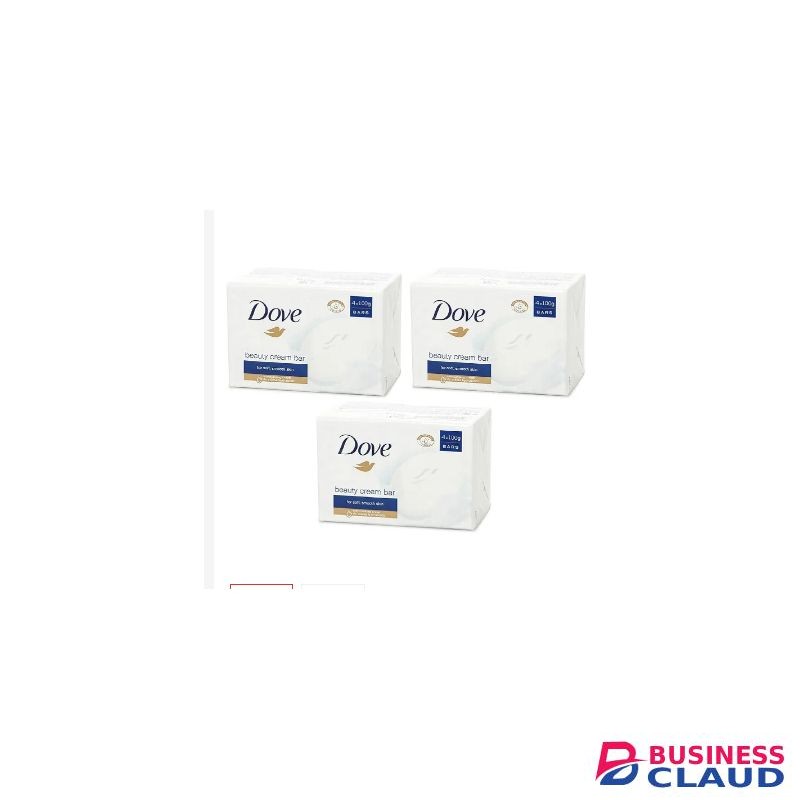 Dove Original Beauty Cream Bar Soap White 3 pcs