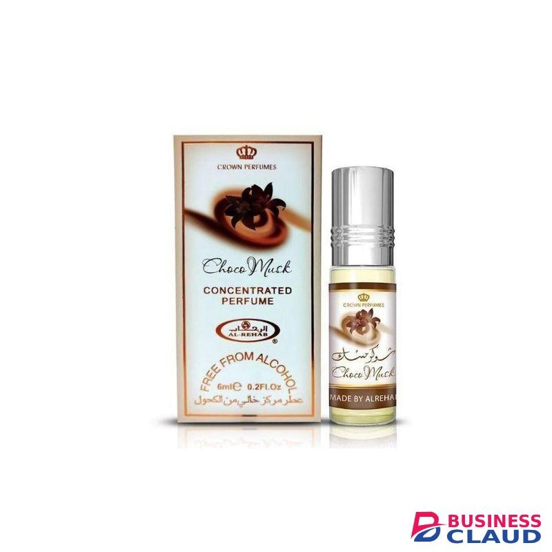 Al Rehab Choco Musk Perfume EDP 50ml and Choco Musk Perfume Oil - 6ml
