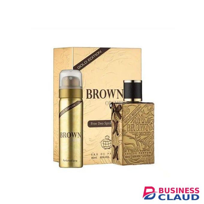 Fragrance World BROWN ORCHID GOLD EDITION 80ML EDP + Free Deo Inside