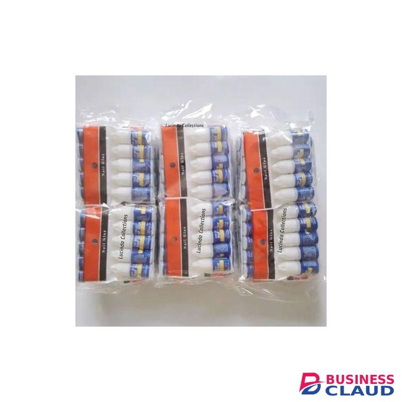 5 PCs Nail Glue Strong Adhesive False Fake Nails -Una Bond