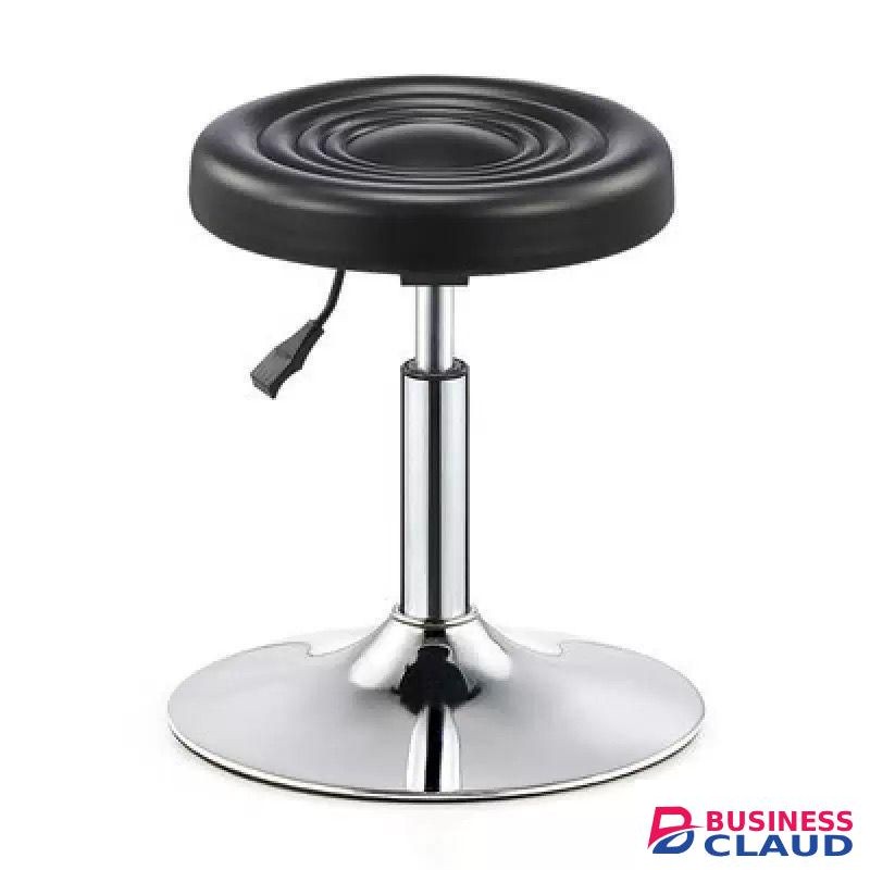 salon stool with flat base hydraulic