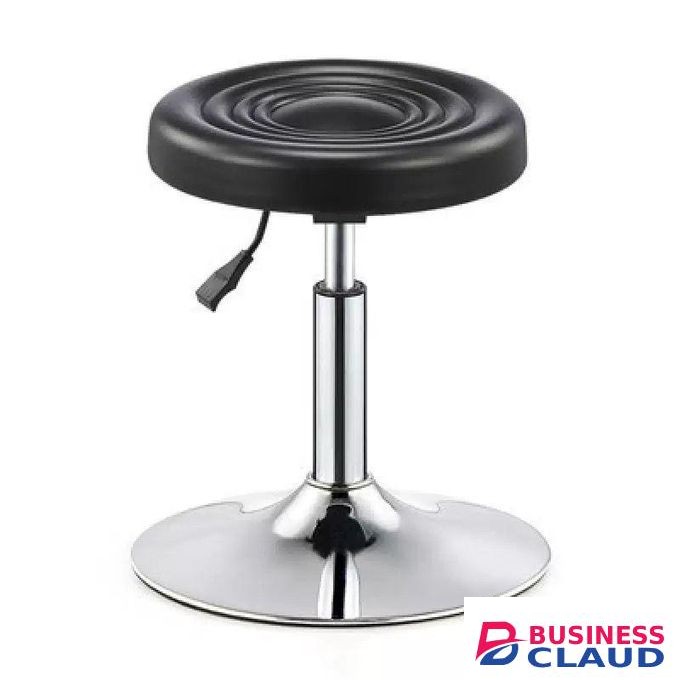 salon stool with flat base hydraulic