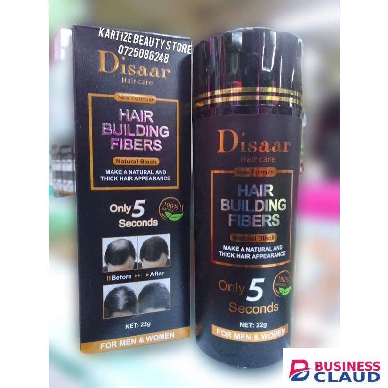 Disaar Hair Building Fibres Natural Black Make A Natural And Thick Hair Appearance