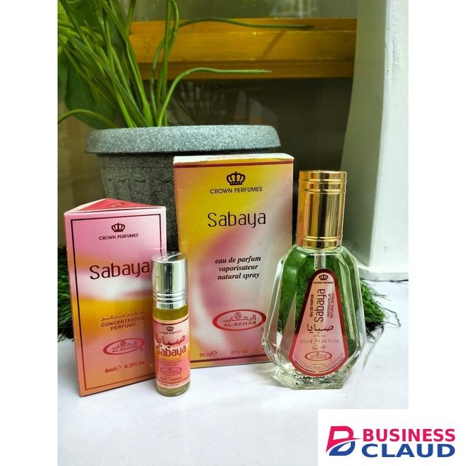 Al Rehab Al Rehaab Sabaya Eau de Parfume Spray 50ml and Oil 6ml