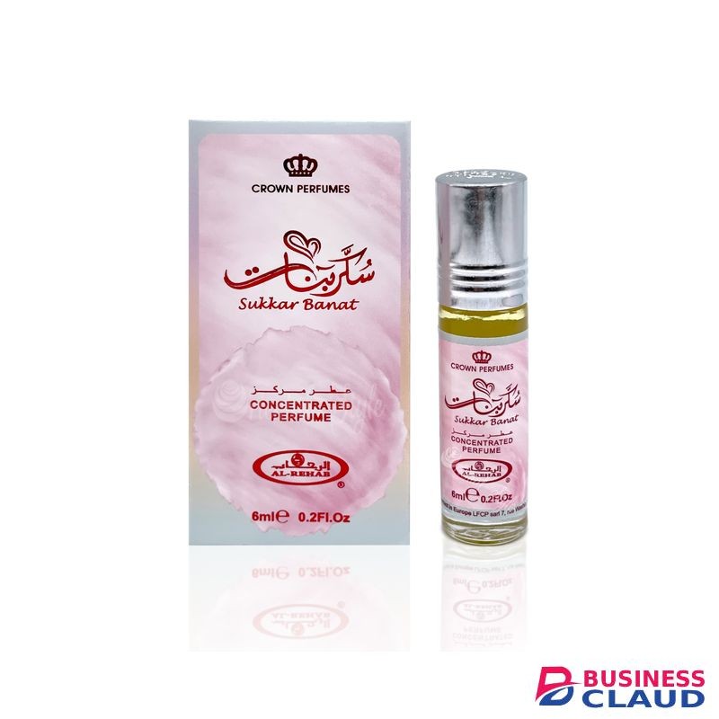 Al Rehab Crown Perfume Sukkar Banat Perfume Oil: AL Rehab. 6ml