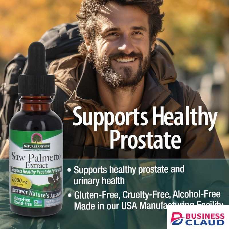Nature Line Nature's Answer Alcohol-Free Saw Palmetto Berry Extract,30ML- Prostate Support - Natural Urinary Health -Promotes Hair Growth