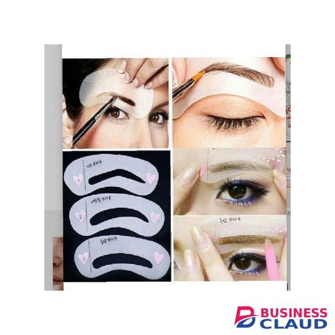 Eyebrow Shaping Stencils Card Tool Templatel-3pcs/Set
