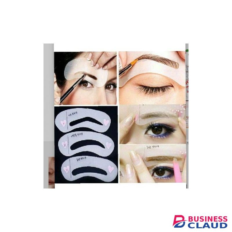 Eyebrow Shaping Stencils Card Tool Templatel-3pcs/Set