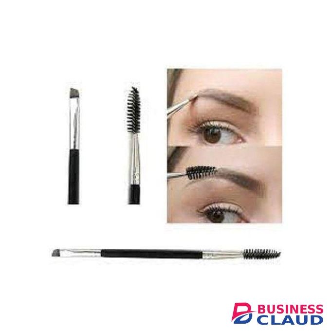 Double-Ended Angled Eye Brow Brush And Spoolie Brush.