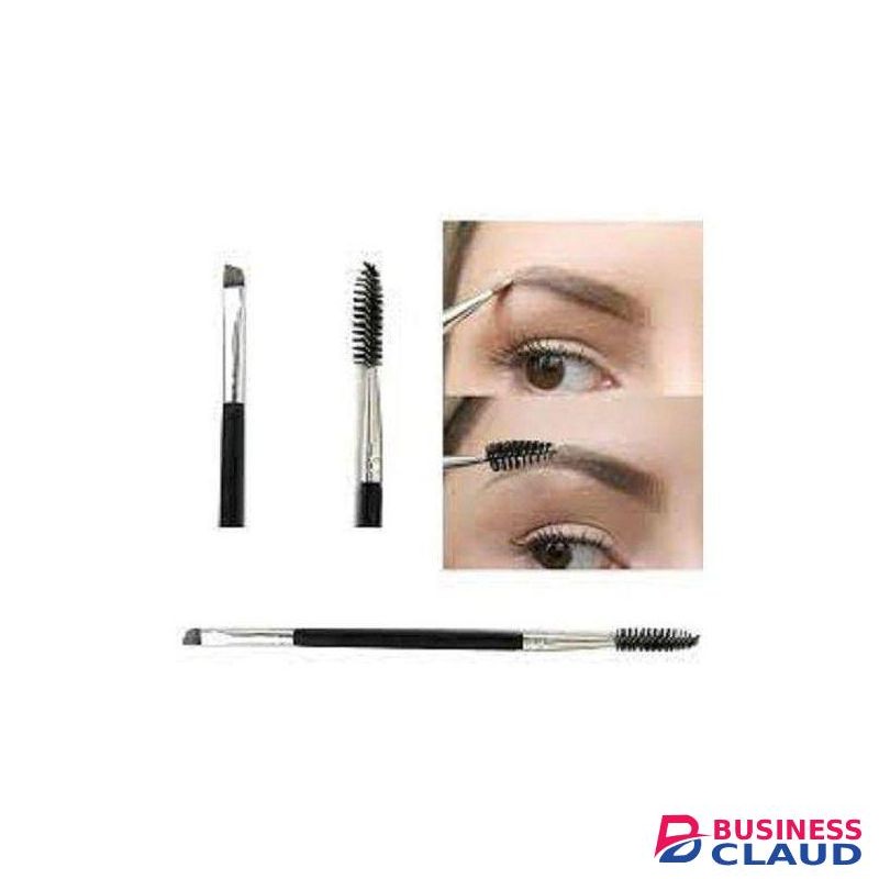 Double-Ended Angled Eye Brow Brush And Spoolie Brush.
