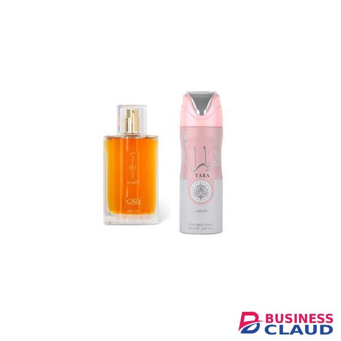 Al Rehab Choco Musk Spray 50ml and Yara Perfumed Deodorant Body Spray