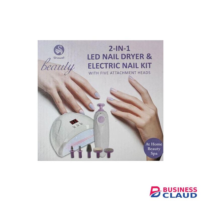 usb 2in1 nail dryer + electric nail kit