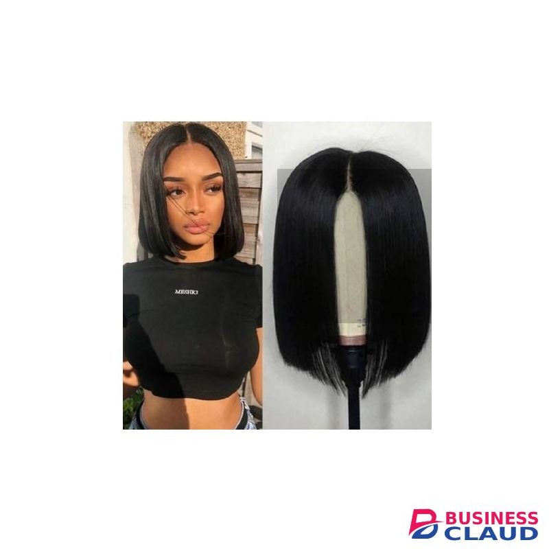 New Short Hair women Wigs Black Beauty Hair Straight hair net