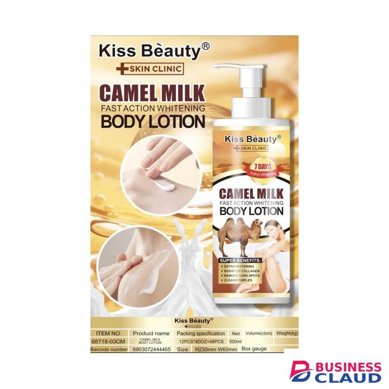 KISS BEAUTY camel milk body lotion 500ml