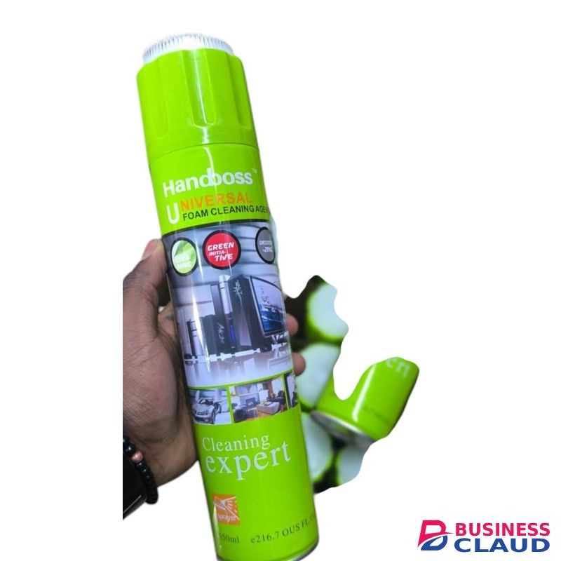 Handboss Universal Foam Cleaning Agent, Cleaning Experts For -Comps,laptops Plastics, Covers, Screens, Leathers