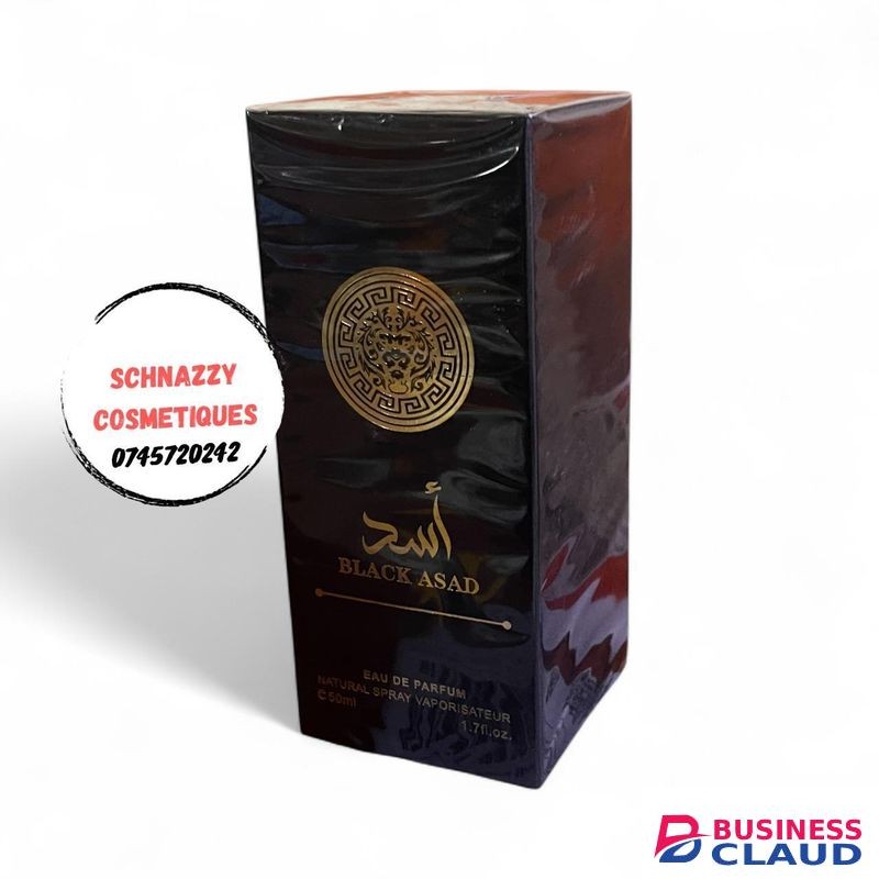 50ml Black Asad Bold Spicy Woody Arabian Fragrance for Women and Men Middle Eastern Perfumes Hints of Tobacco and Vanilla