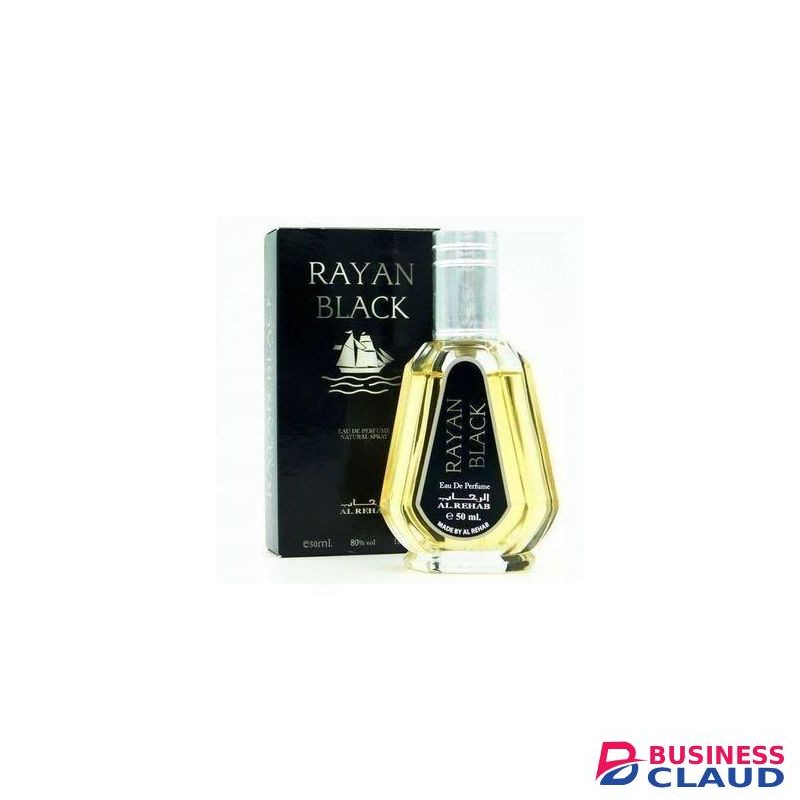 Al Rehab Rayan Black Eau De Perfume Spray Crown Perfumes 50 ml