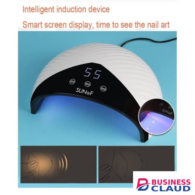 UV LED Nail Lamp Professional Nail UV Light with 3 Timer Setting Nail Polish Curing Gel LED Dryer Nail Art Tools with Automatic Sensor LCD Display