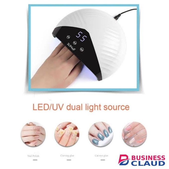 UV LED Nail Lamp Professional Nail UV Light with 3 Timer Setting Nail Polish Curing Gel LED Dryer Nail Art Tools with Automatic Sensor LCD Display