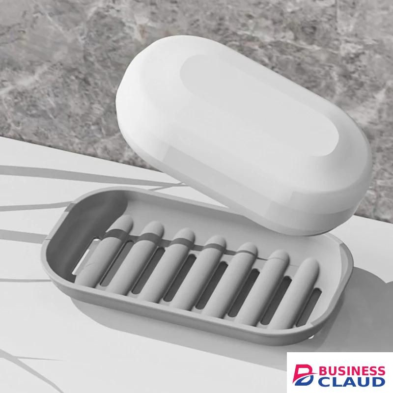 Travel Soap Case, Leakproof Soap Container with Lid, Portable Bar Soap Holder for Traveling, Soap Dish for Bathroom, Shower, Gym, School, Camping, Vacation, Outdoor