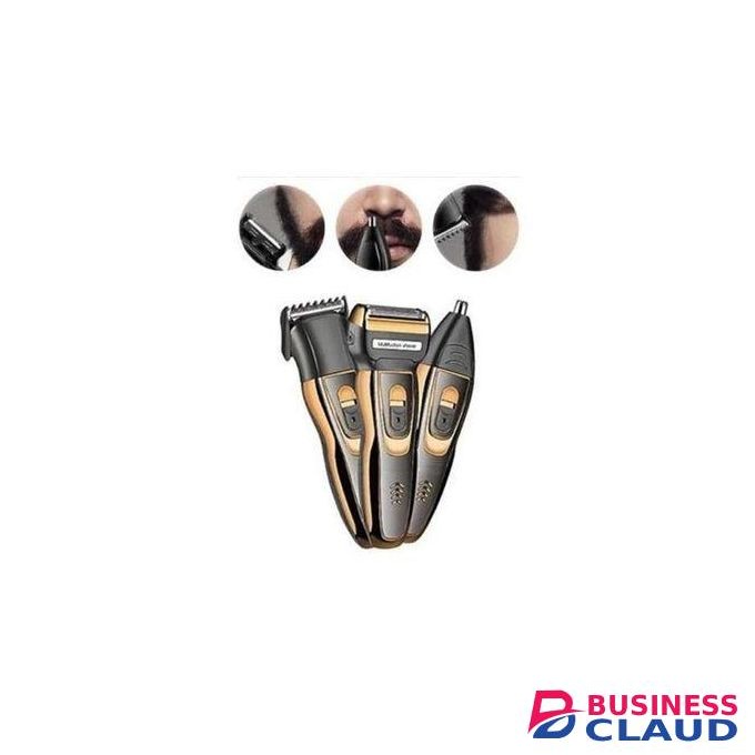 Geemy 3 In1 Rechargeable Hair ,Shaver, Nose Trimmer Kit