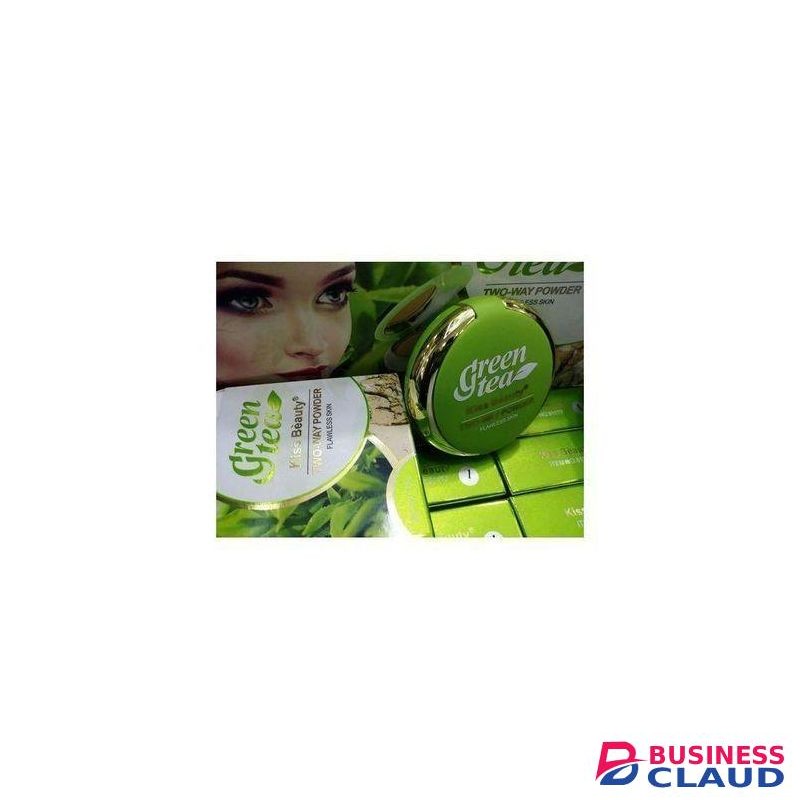 Kiss beauty green tea powder with loose powder