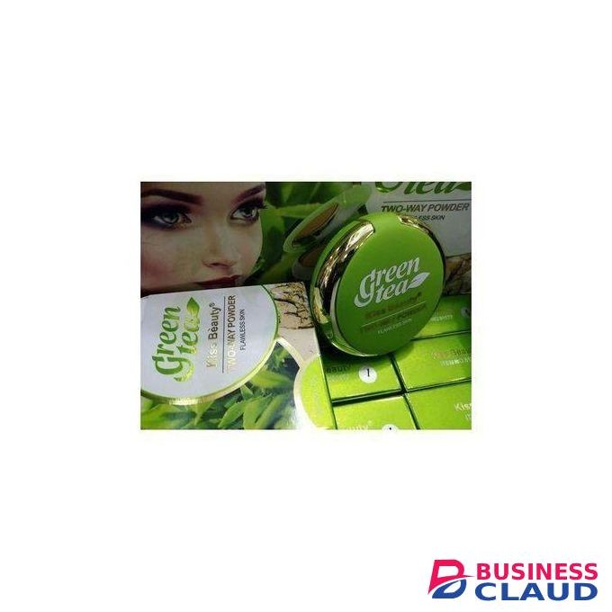 Kiss beauty green tea powder with loose powder