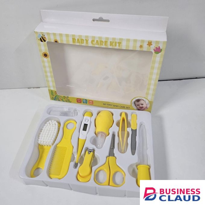 Baby Care Kit 10-in-1 – Newborn Grooming Set with Thermometer & Nasal Aspirator
