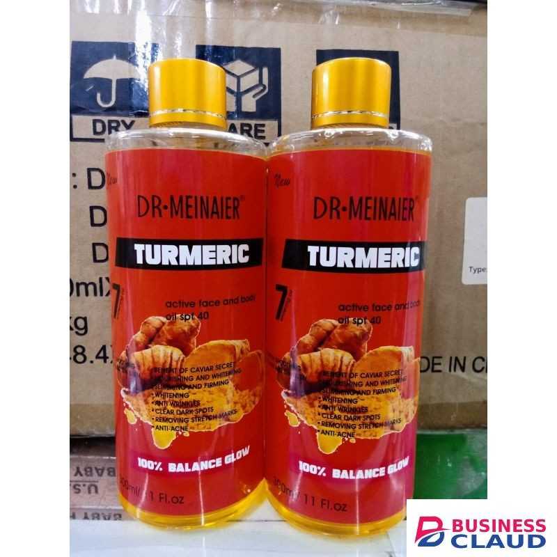 DR MEINAIER Turmeric active face and body oil SPF 40 100% balance glow